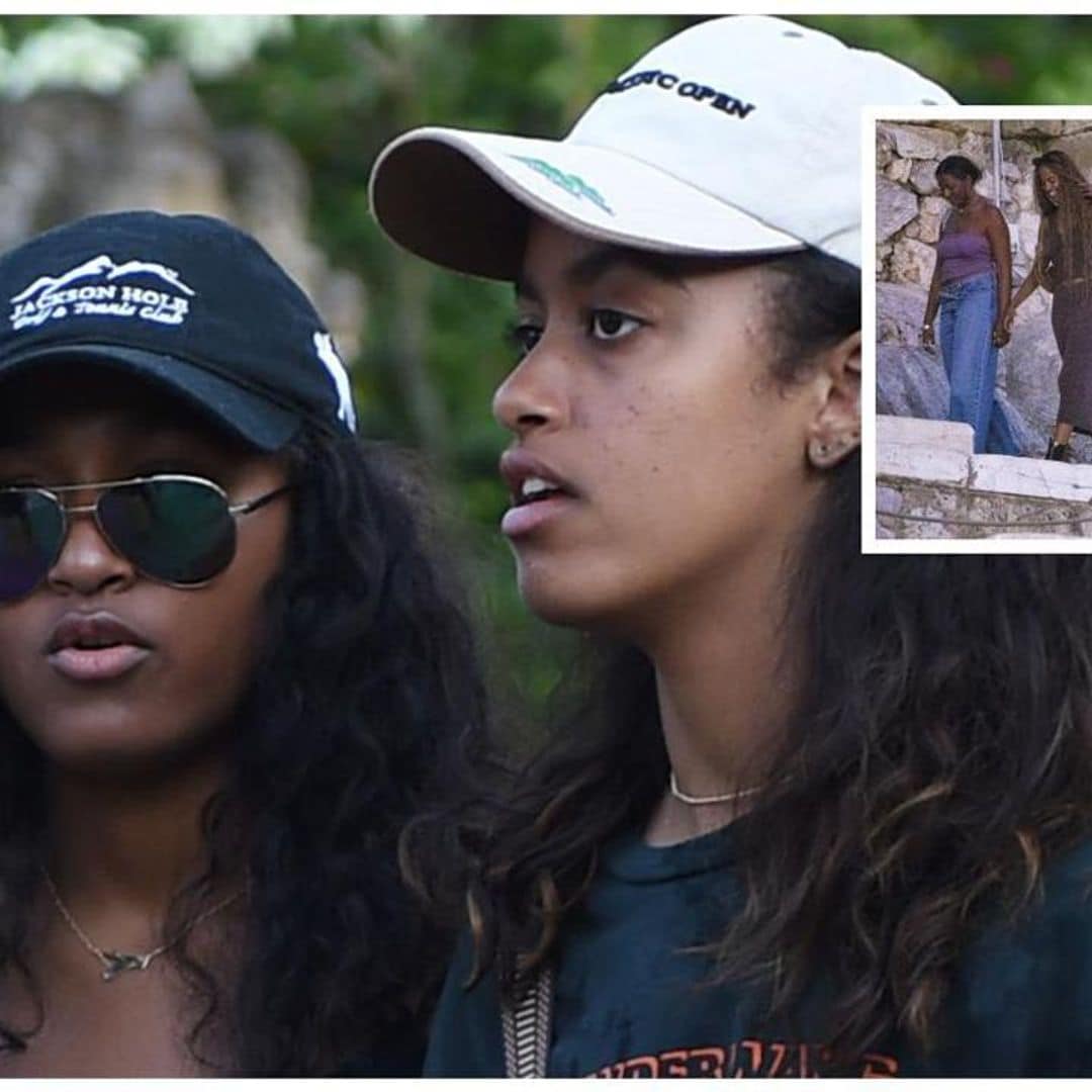 Malia and Sasha Obama enjoy summer in Greece with their parents