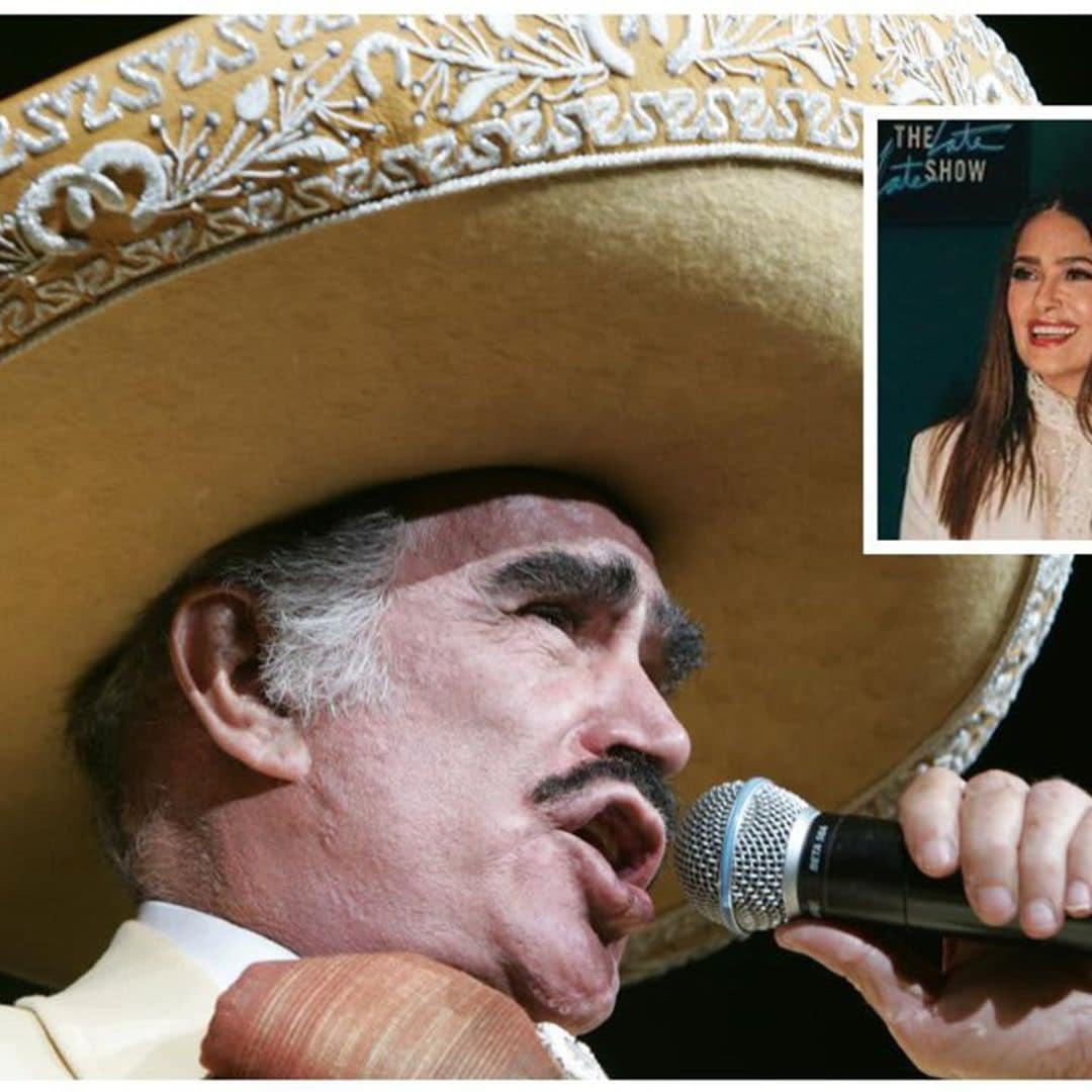 Salma Hayek honors legendary singer Vicente Fernández dedicating heartwarming words