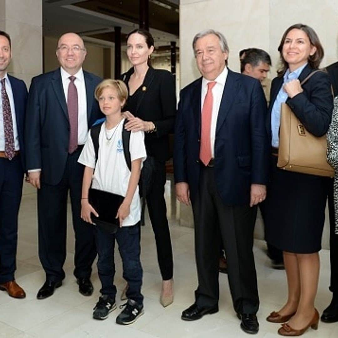 Angelina Jolie and daughter Shiloh visit refugees in Turkey and Lebanon