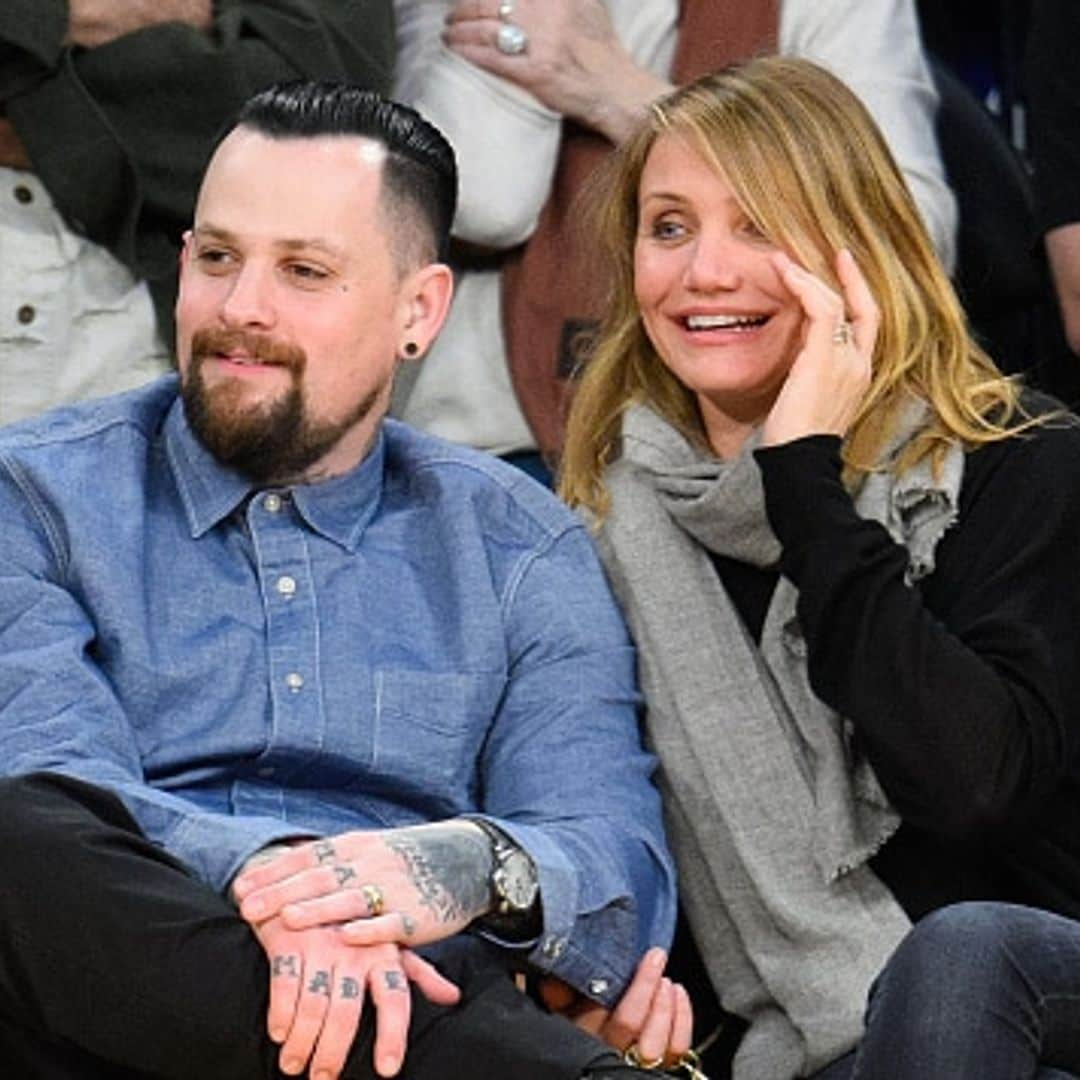 ​Newlyweds Cameron Diaz, Benji Madden caught kissing at Lakers game