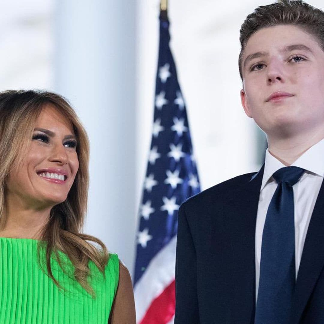 First Lady Melania Trump reveals son Barron had COVID-19