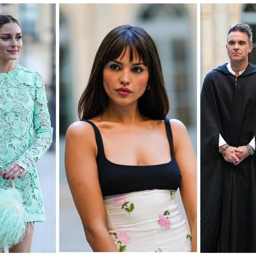 Eiza González, Robbie Williams, Olivia Palermo and more celebs at Giambattista Valli show in Paris