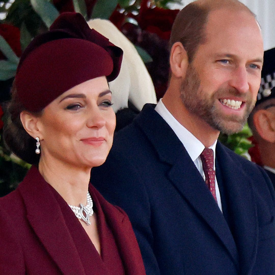 Prince William kisses the Princess of Wales in romantic photo