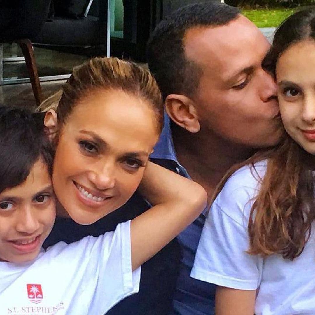 JLo’s daughter Emme and ‘stepsister’ Ella are impossible to tell apart in new photo