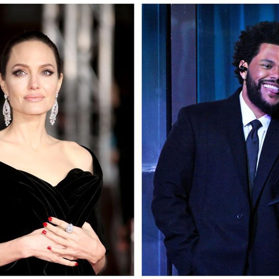 Angelina Jolie and The Weeknd were spotted grabbing dinner together in Santa Monica