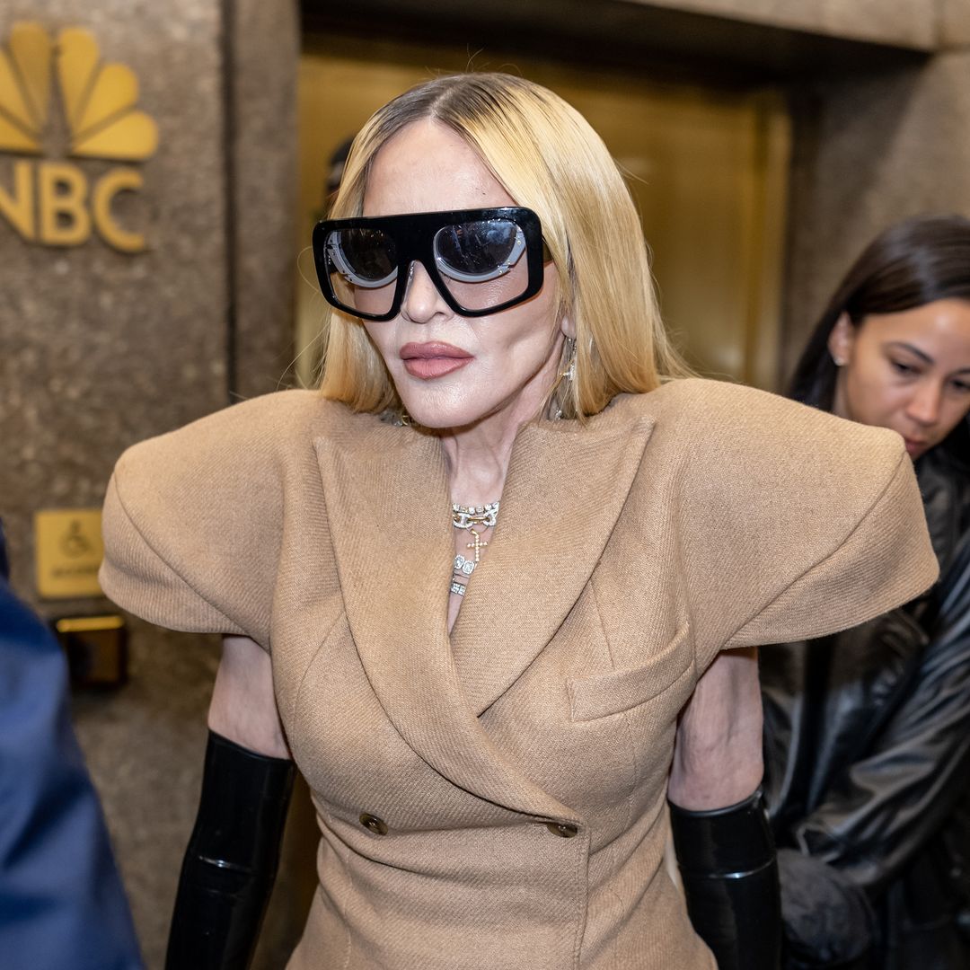 Madonna attended the LUAR New York Fashion Week show in a maximalist style