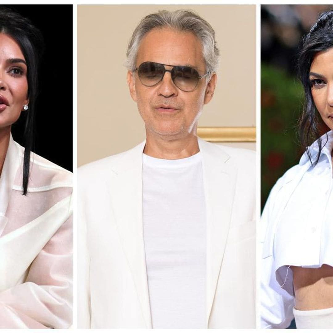 Andrea Bocelli hilariously reacts to the feud between Kim Kardashian and Kourtney Kardashian