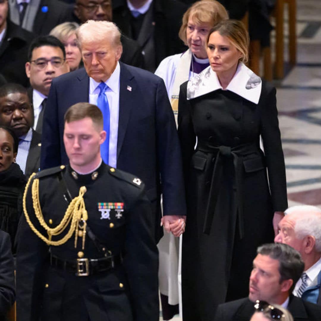 Melania Trump makes bold fashion statement at Jimmy Carter’s State funeral