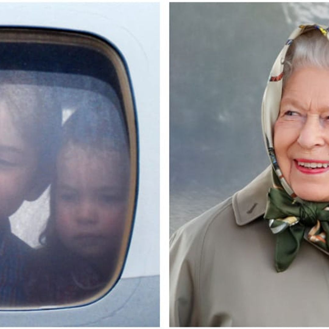 The Cambridges take economy flight to visit 'Gan Gan' Queen Elizabeth