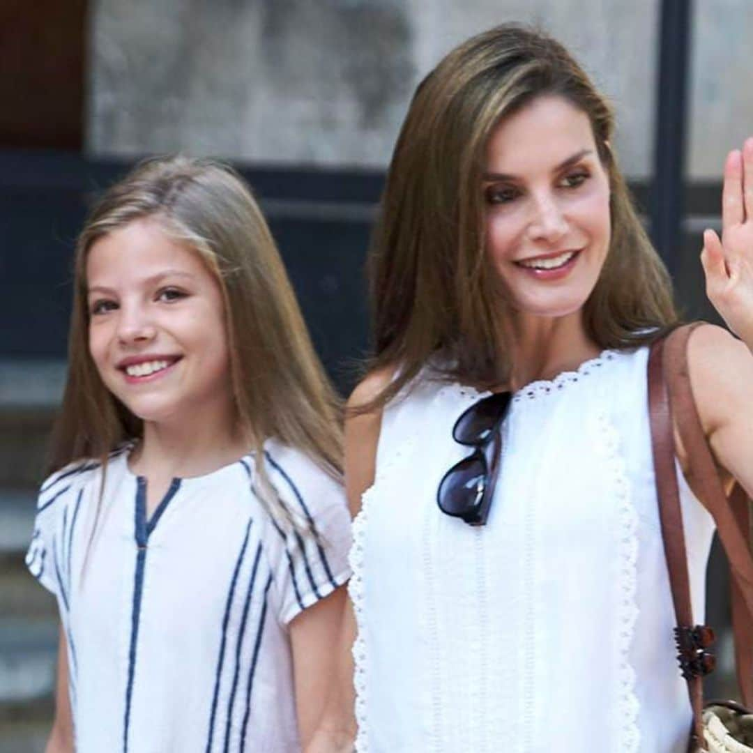 Queen Letizia and the Spanish Princesses plus more royal moms who twin with their daughters