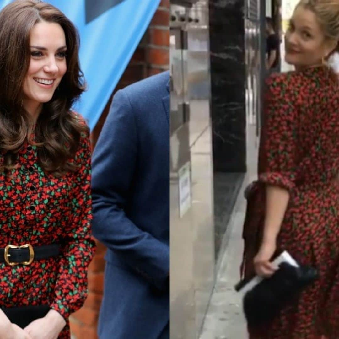 Kate Middleton and Drew Barrymore prove they are style twins wearing same designer frock