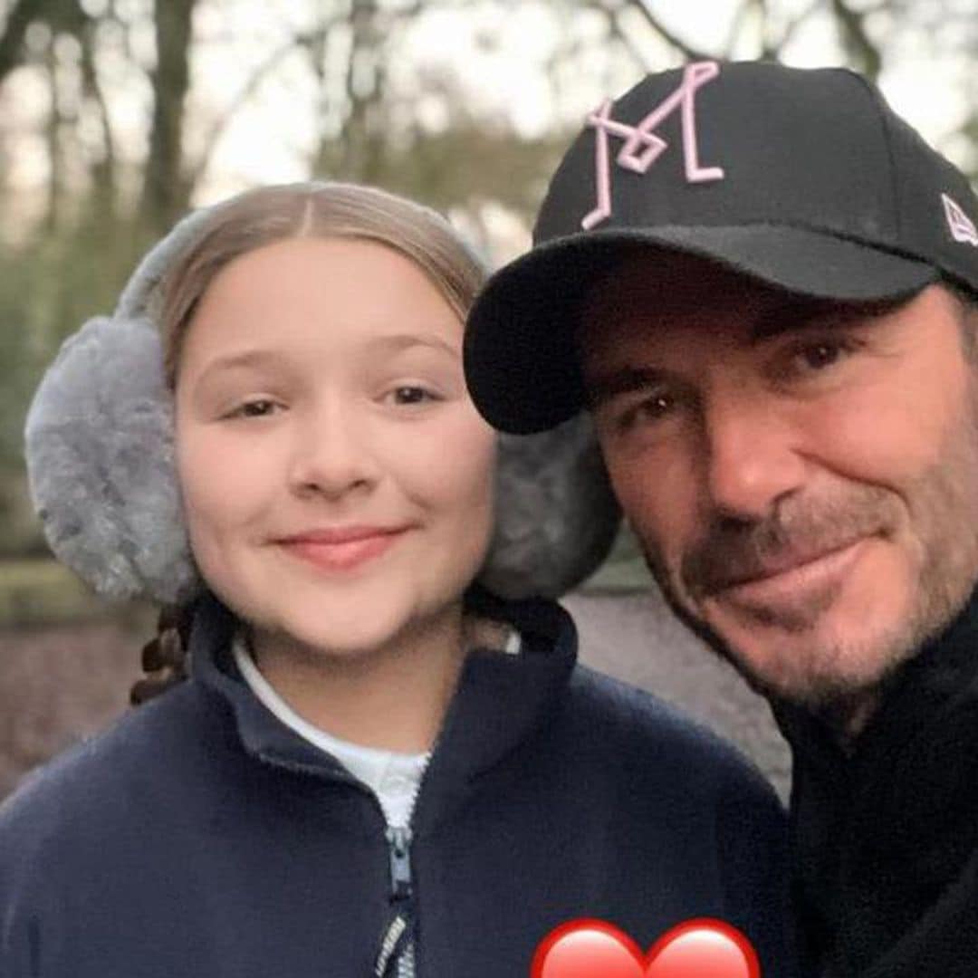 David Beckham shares his hilarious reaction after finding out Harper Seven has a crush