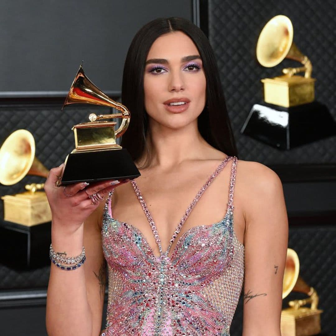 The Aurora Borealis inspired Dua Lipa’s 2021 Grammys red-carpet look