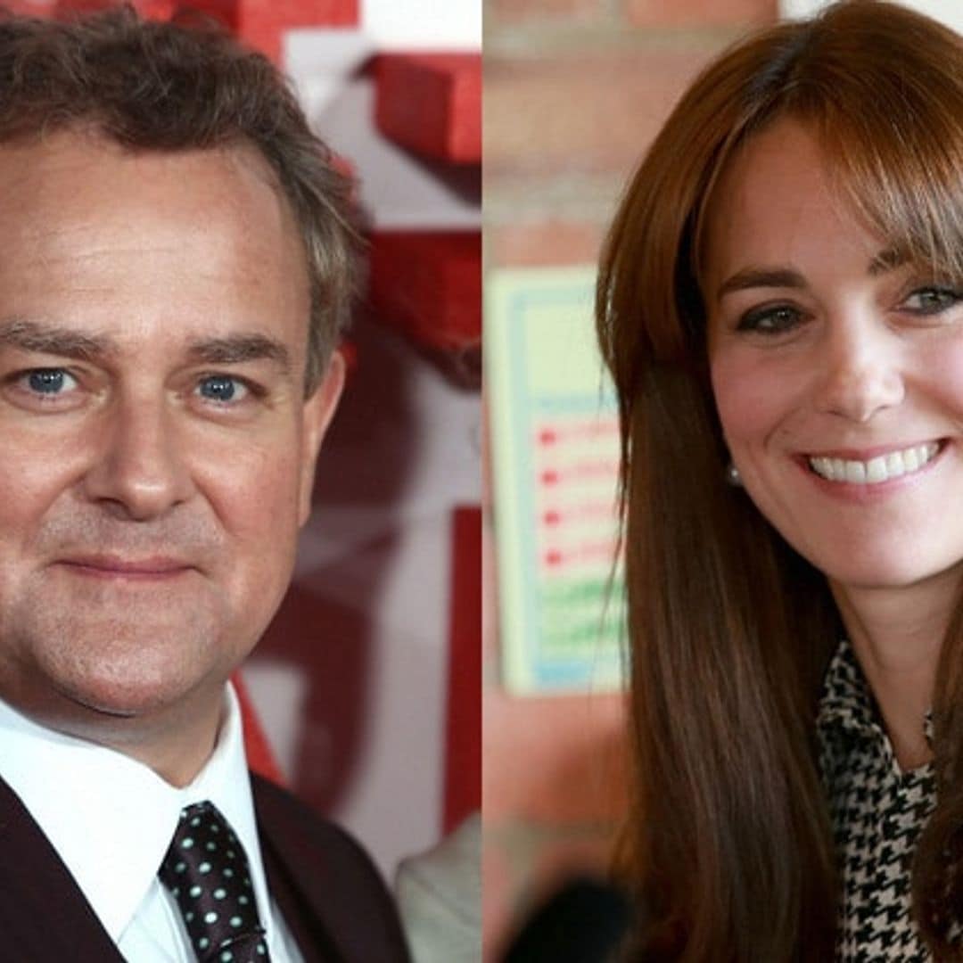 Hugh Bonneville says the 'Downton Abbey' cast was told 'no tongues' during Kate Middleton's visit