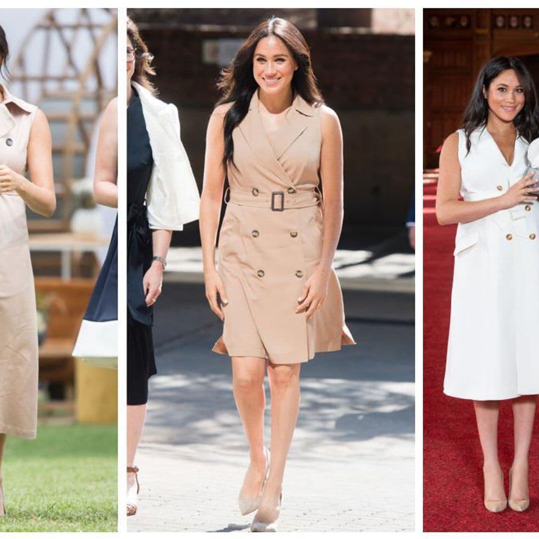 Dress like Meghan Markle! These are the trench dresses she loves