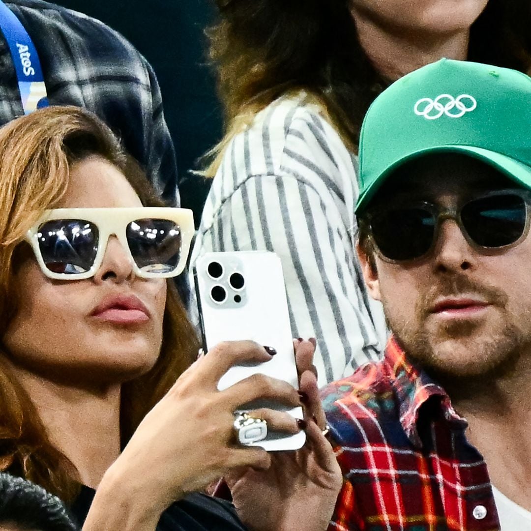 Eva Mendes and Ryan Gosling seen together on rare family outing at the Olympics in Paris