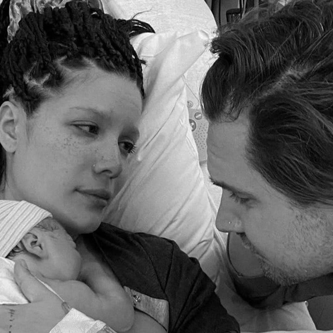 Halsey shares photos of baby Ender’s face for the first time