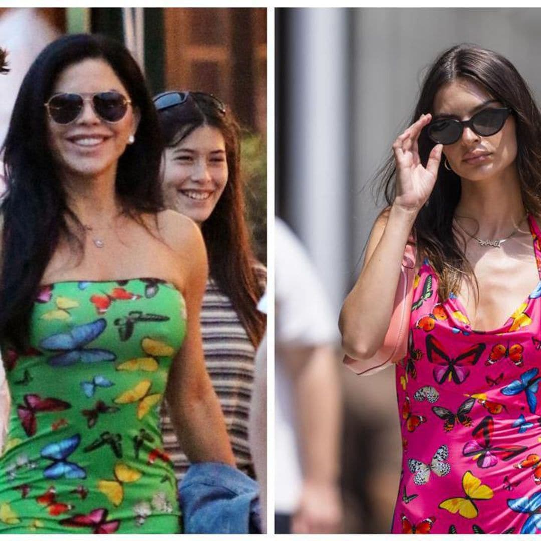 Lauren Sánchez and Emily Ratajkowski set the summer trend in butterfly-print dresses