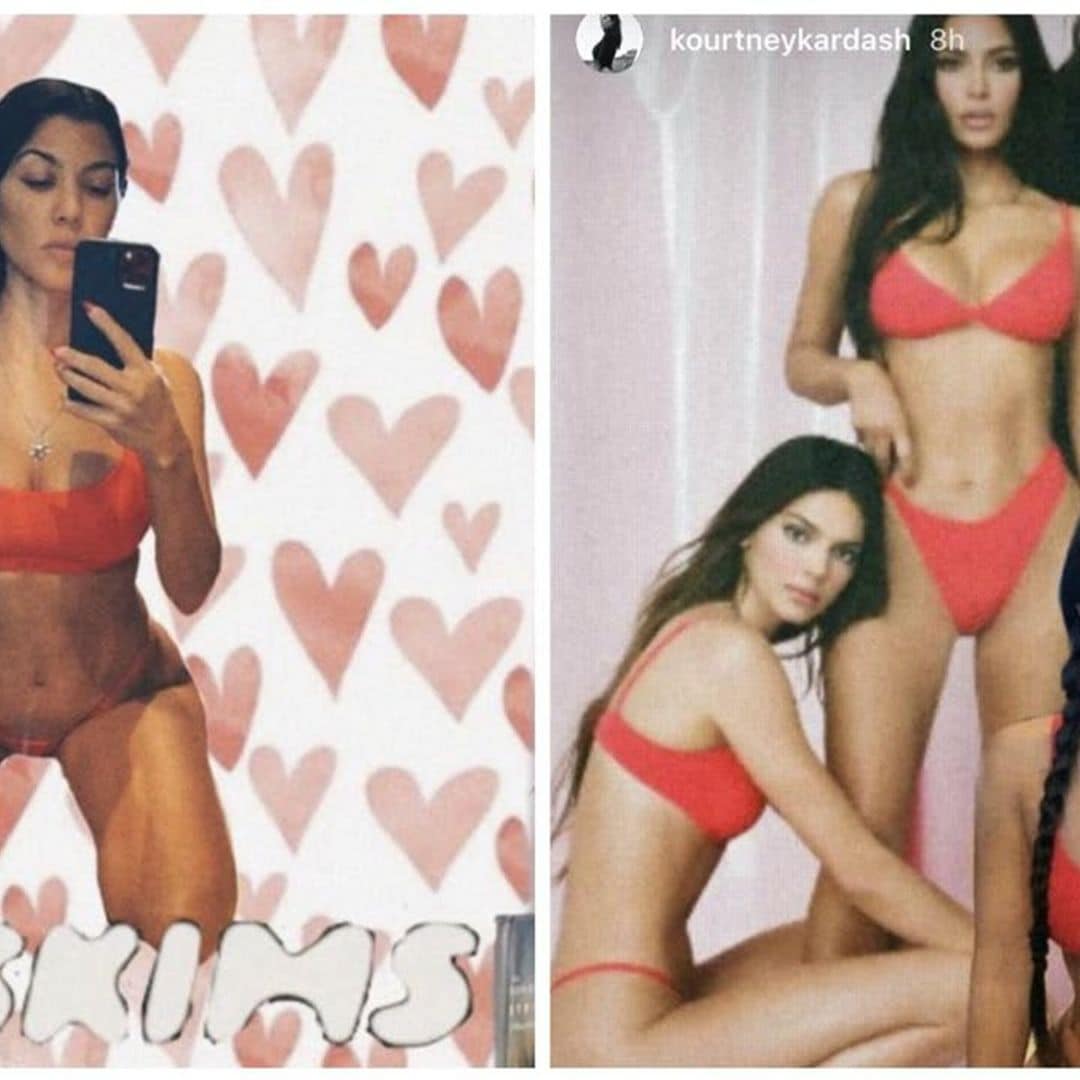 Kourtney Kardashian Said She ‘Wasn’t Invited’ To the Skims Photoshoot Then Shared Edited Pics of Her There