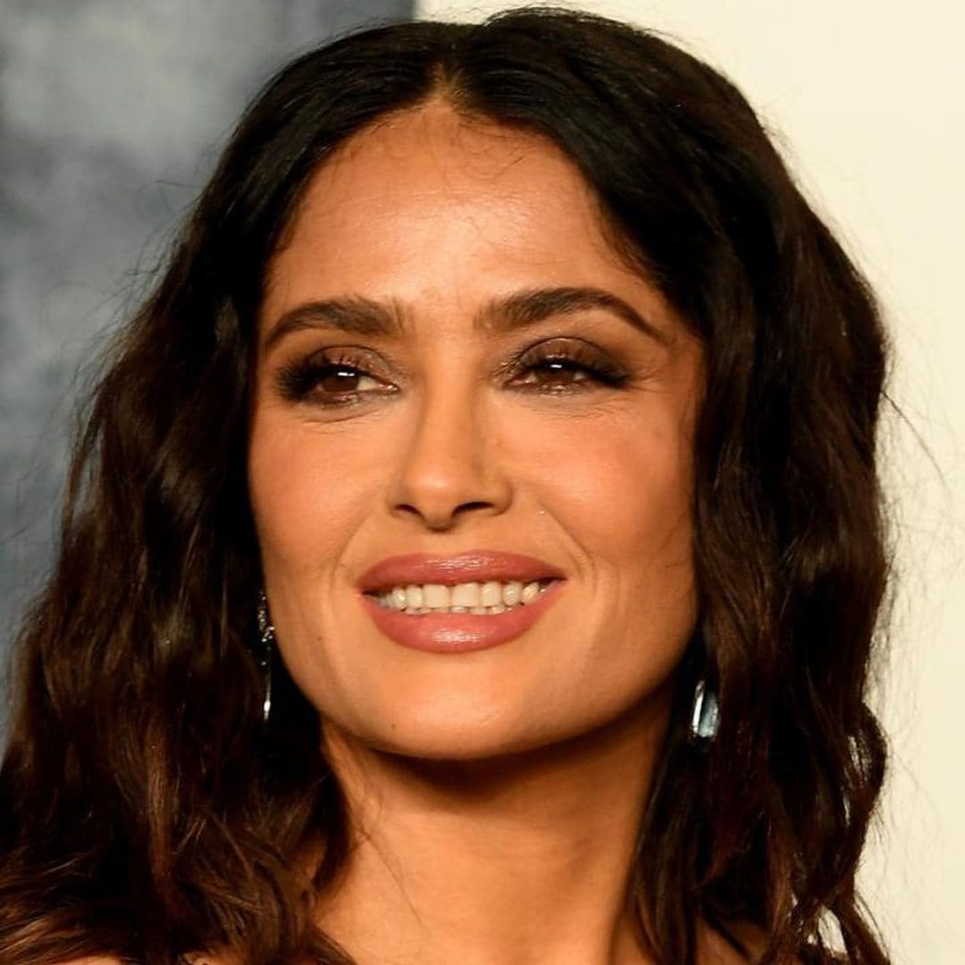 Salma Hayek celebrates 25M followers on Instagram with a bikini workout