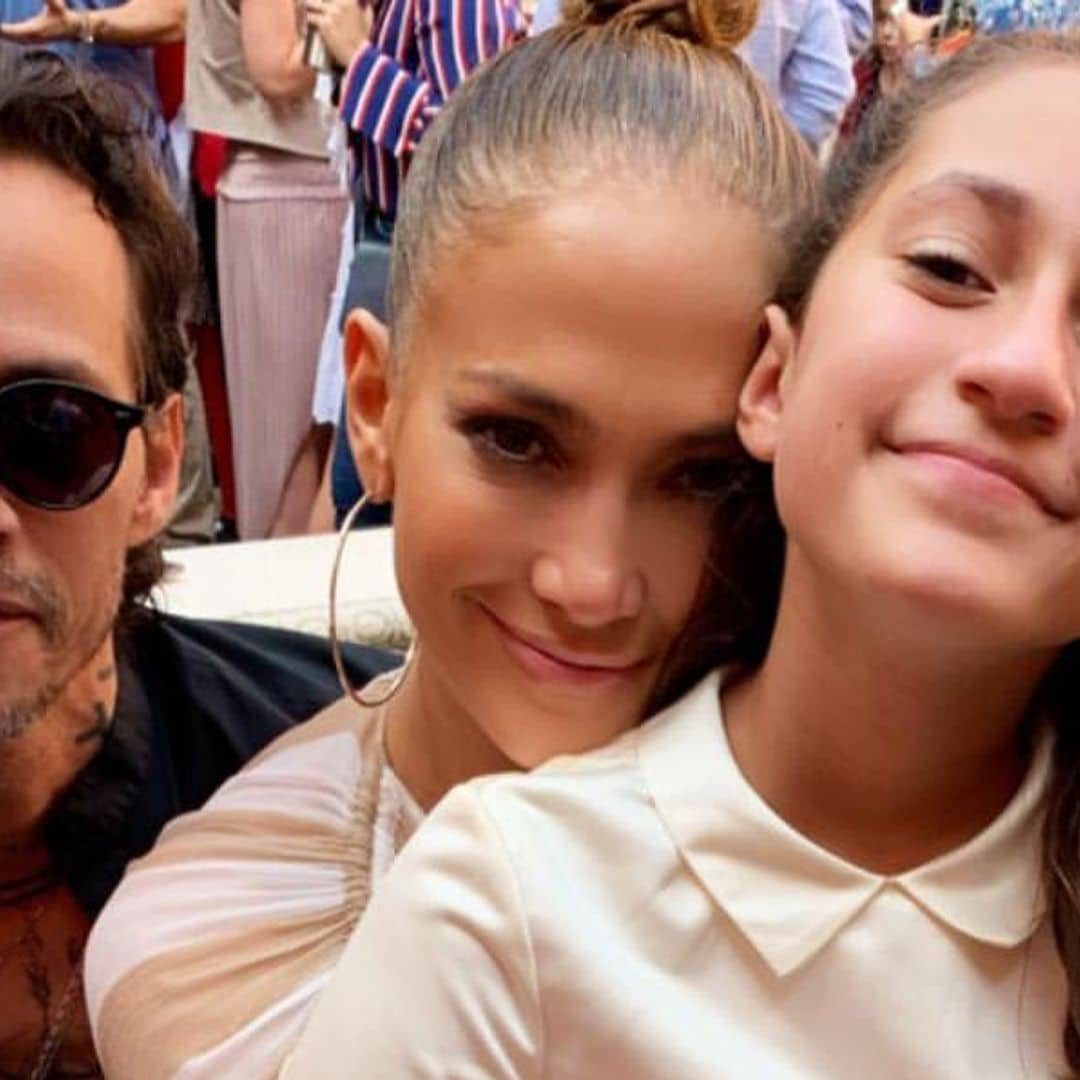 Marc Anthony and JLo are so proud as they watch ‘advent angel’ daughter Emme sing in Christmas show