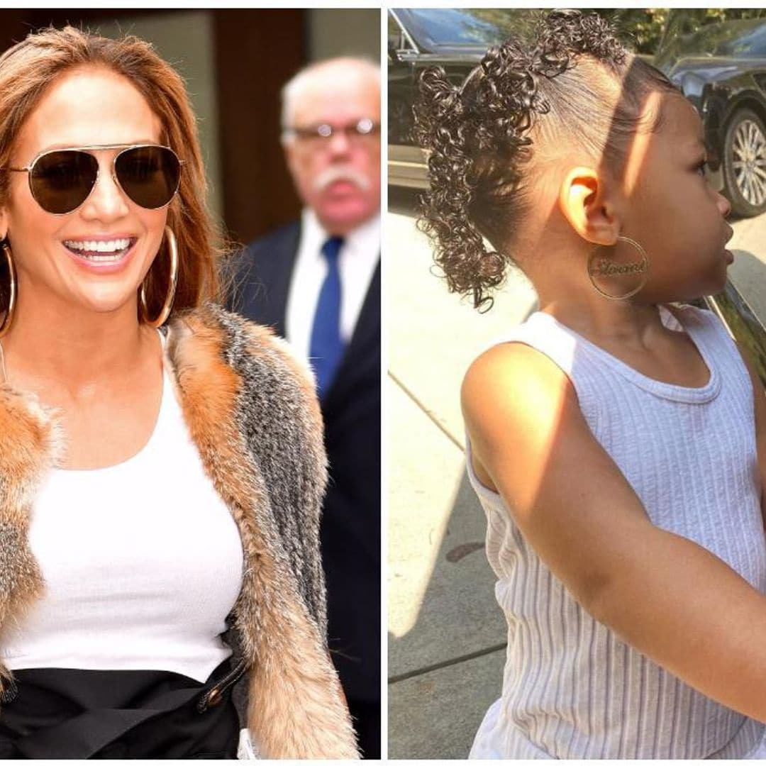 Kylie Jenner’s daughter Stormi channels JLo with enormous hoops – but fans are divided