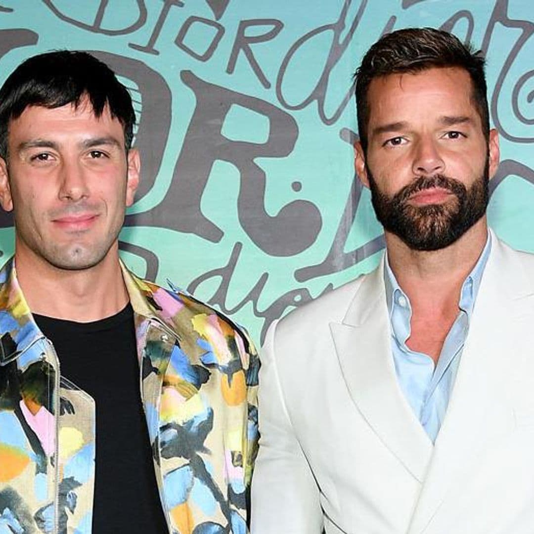 Date Night! Ricky Martin and Jwan Yosef sat front row at the Dior Men's show in Miami