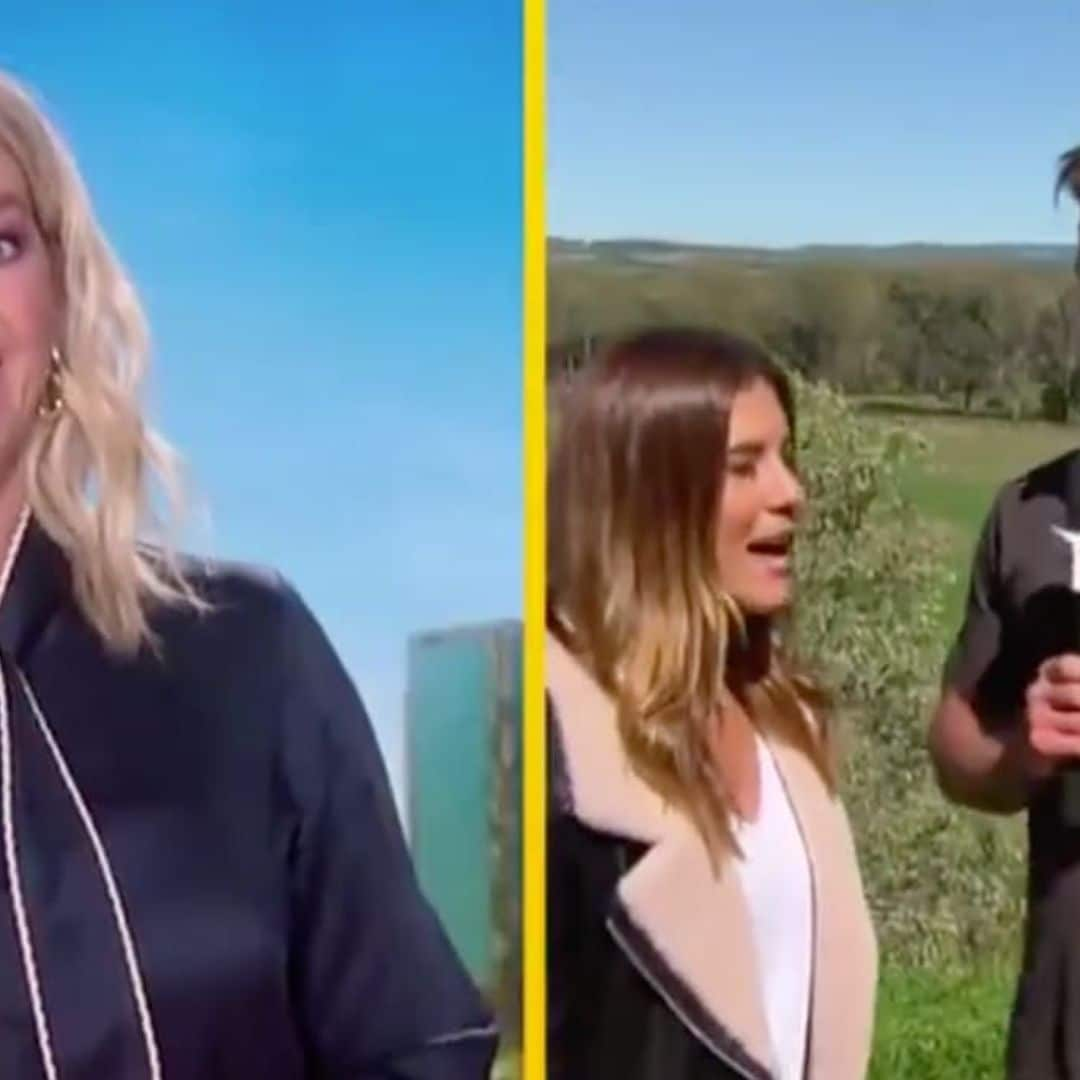 Chris Hemsworth crashes live weather forecast and the anchors freak out