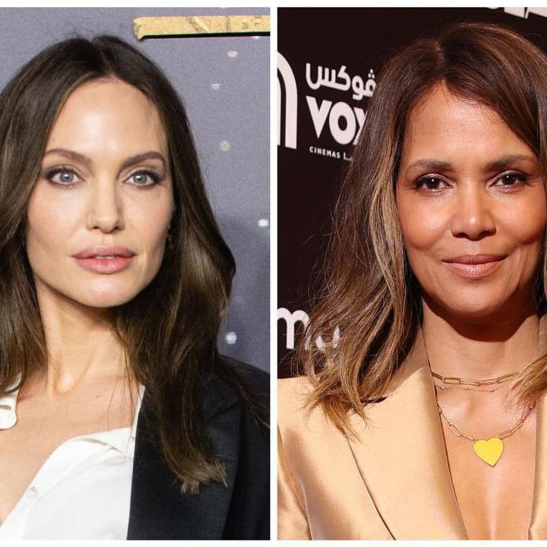 Halle Berry and Angelina Jolie have been ‘talking a lot about divorces’ as they make ‘Maude v Maude’