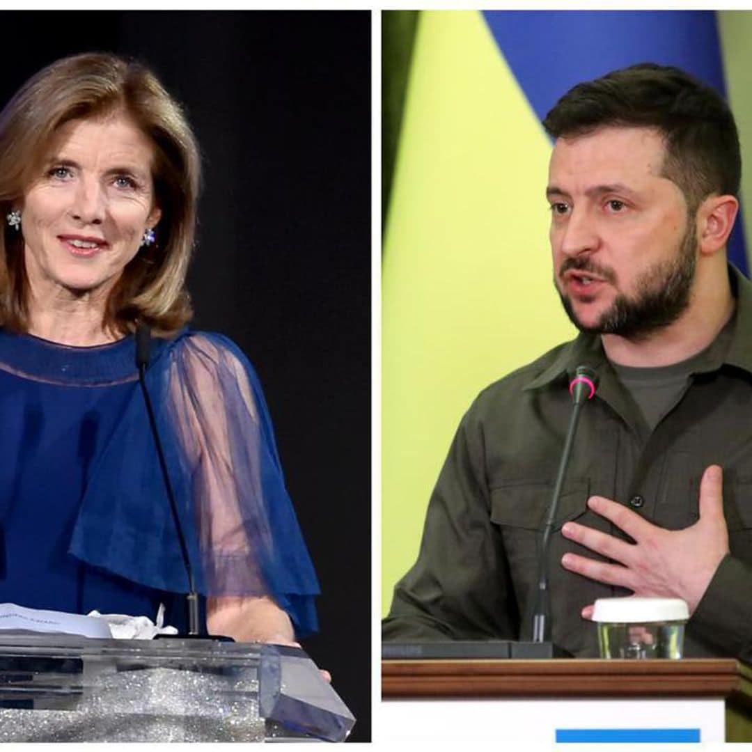 JFK’s daughter Caroline Kennedy honors Ukraine President Zelenskyy with Courage Award