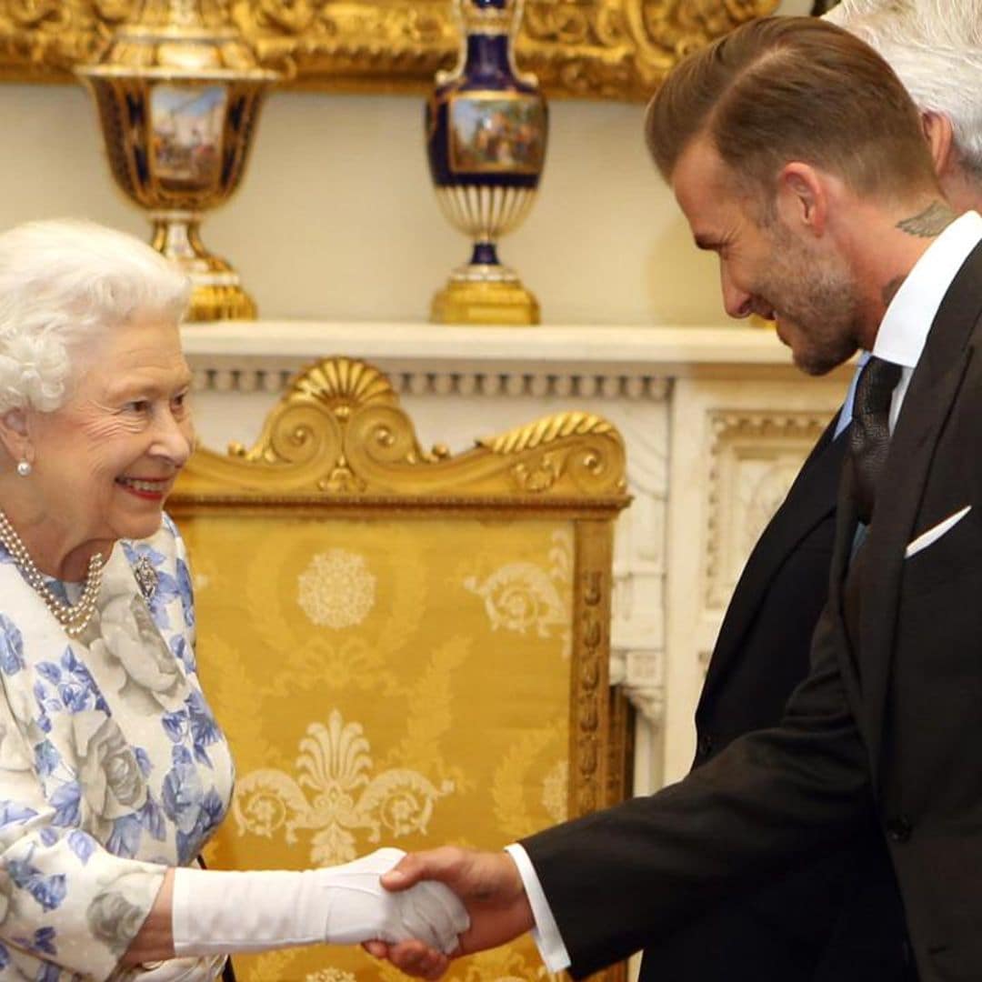 David Beckham mourns the death of Queen Elizabeth; photos of them through the years