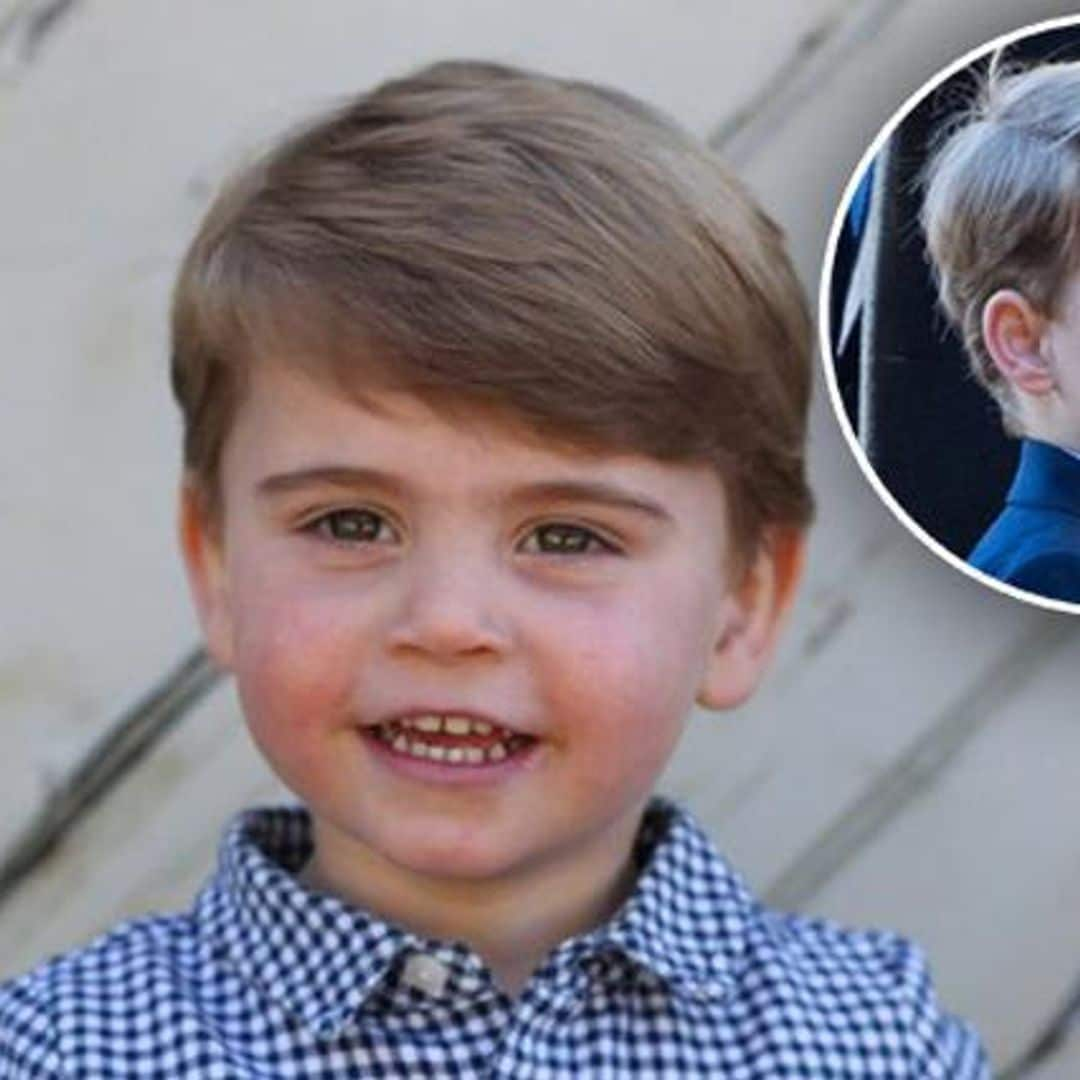 Brothers Prince Louis and Prince George look like twins in these side by side photos