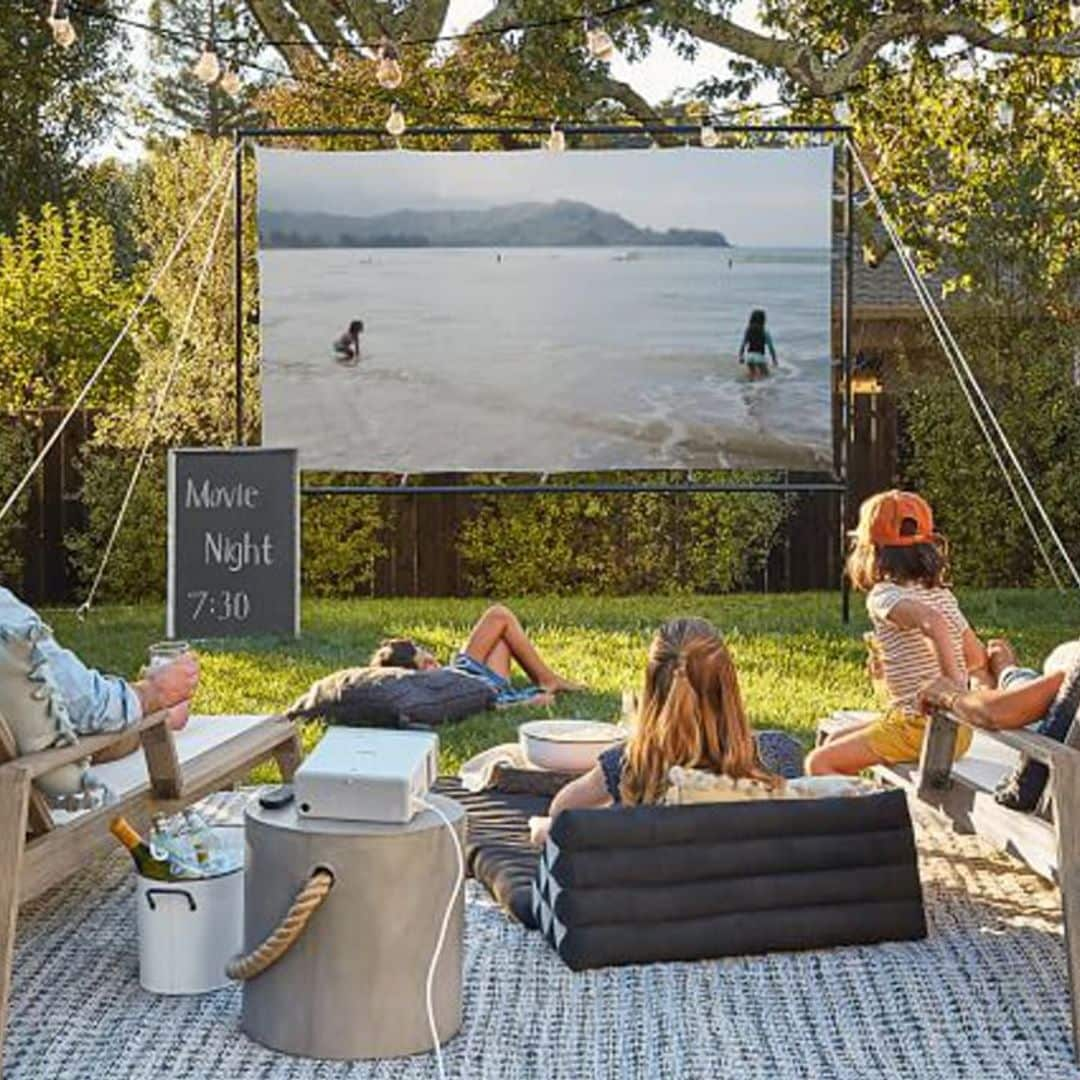 Everything you need to host the ultimate outdoor movie night