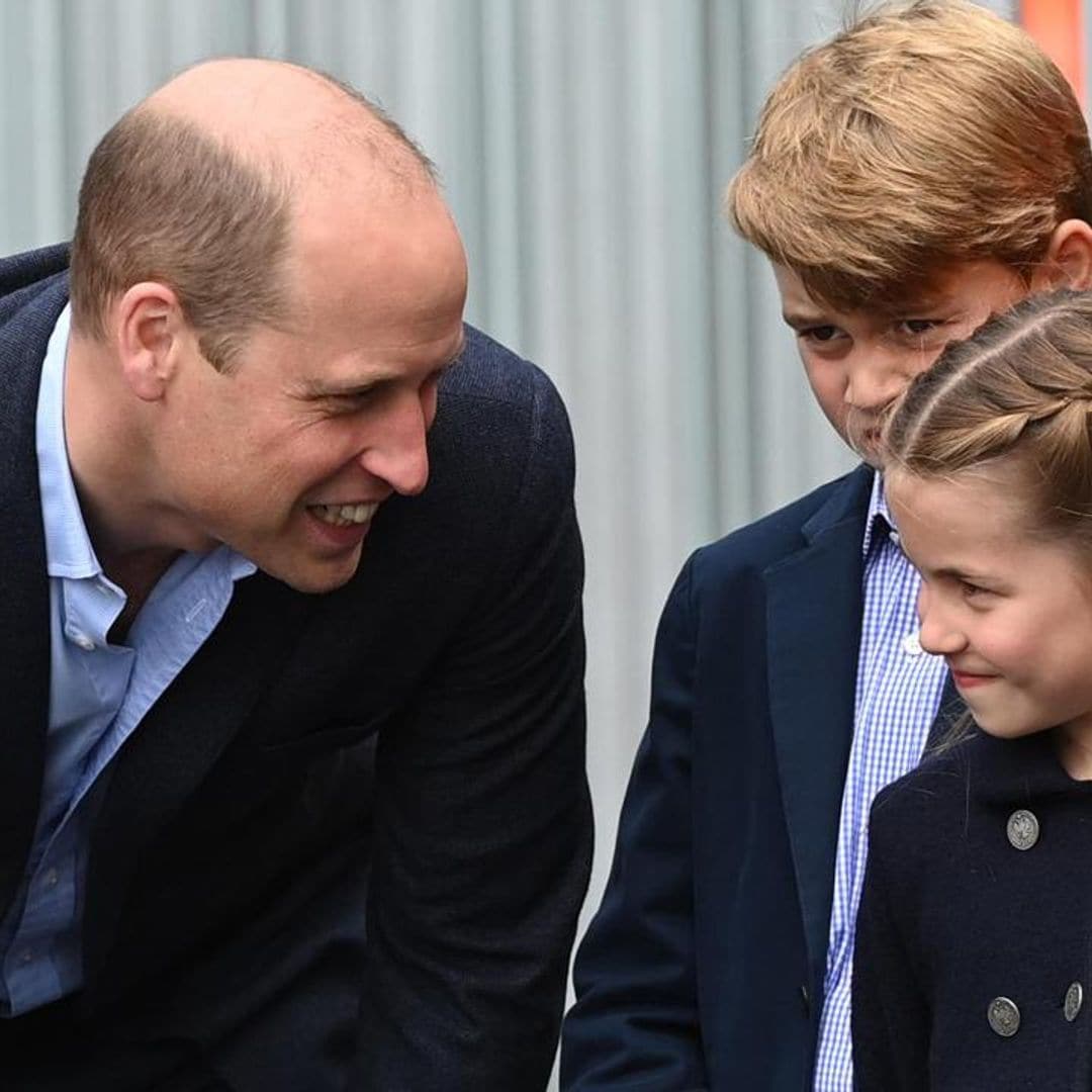 Prince William delivers message from daughter Princess Charlotte