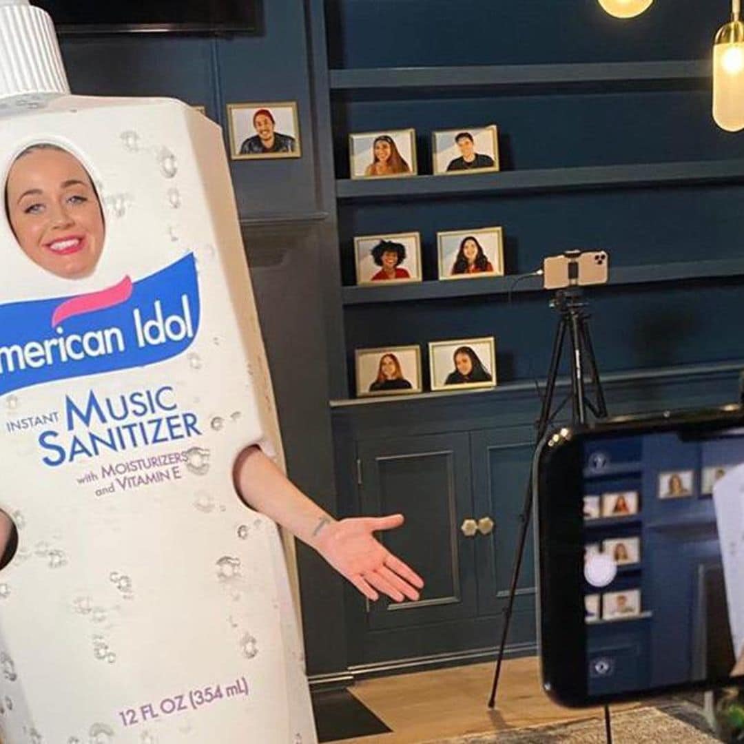 Katy Perry dresses up as a hand sanitizer, ‘The Rock’ sings with his daughter and more trending star news