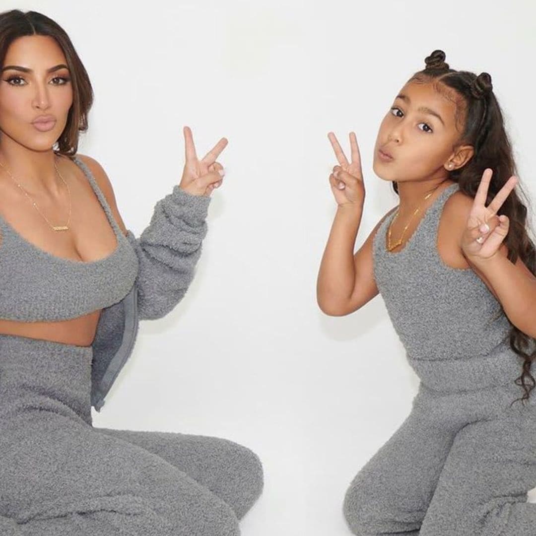 North West hilariously accuses Kim Kardashian of changing her voice on social media