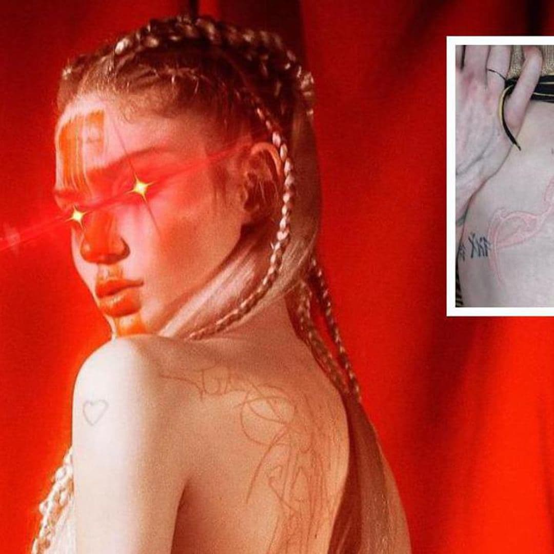 Elon Musk’s ex Grimes adds another tattoo that extraterrestrials would be proud of