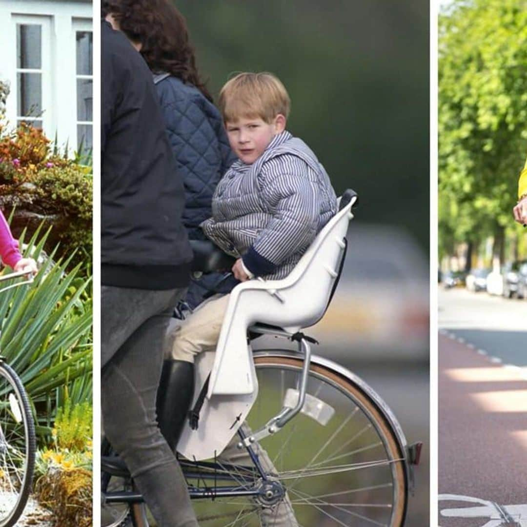 From Prince Harry to Queen Maxima: Photos of royals riding bikes