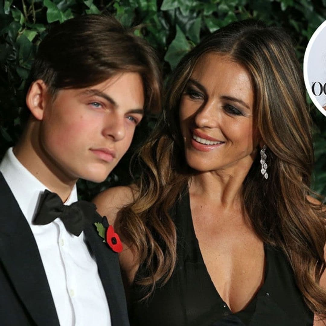 Elizabeth Hurley's teenage son Damian is 'in love' with Kaia Gerber