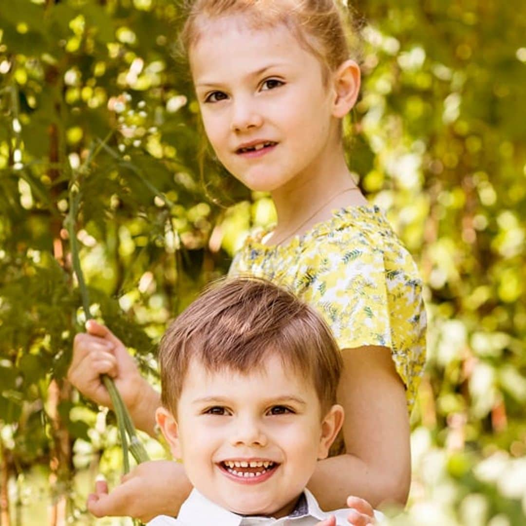 Princess Estelle enjoys summer with brother Prince Oscar after wrapping up first year of school