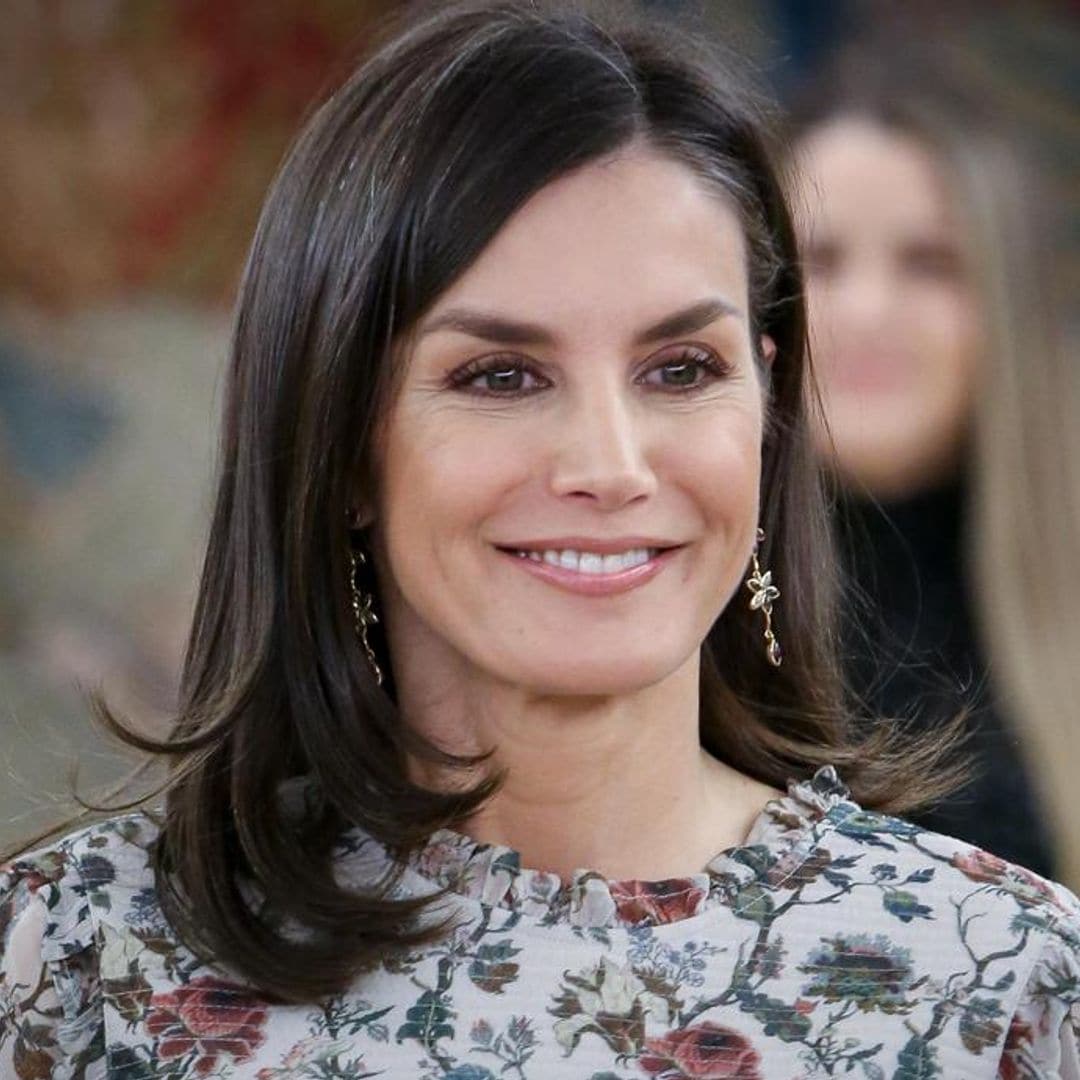 Queen Letizia changes her look and rocks luscious bouncy curls - See the photos