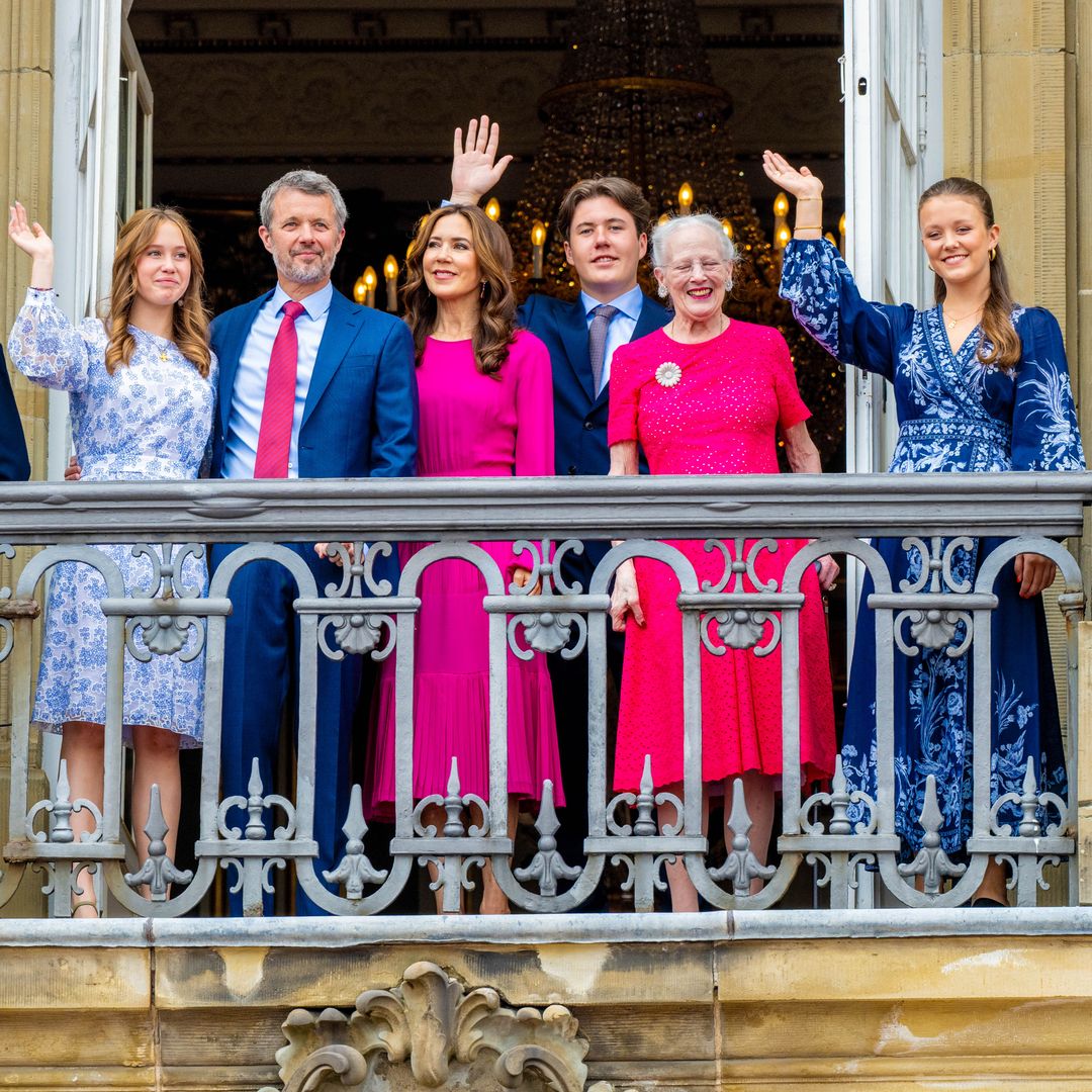 Queen Mary's son Crown Prince Christian pictured with family following return home