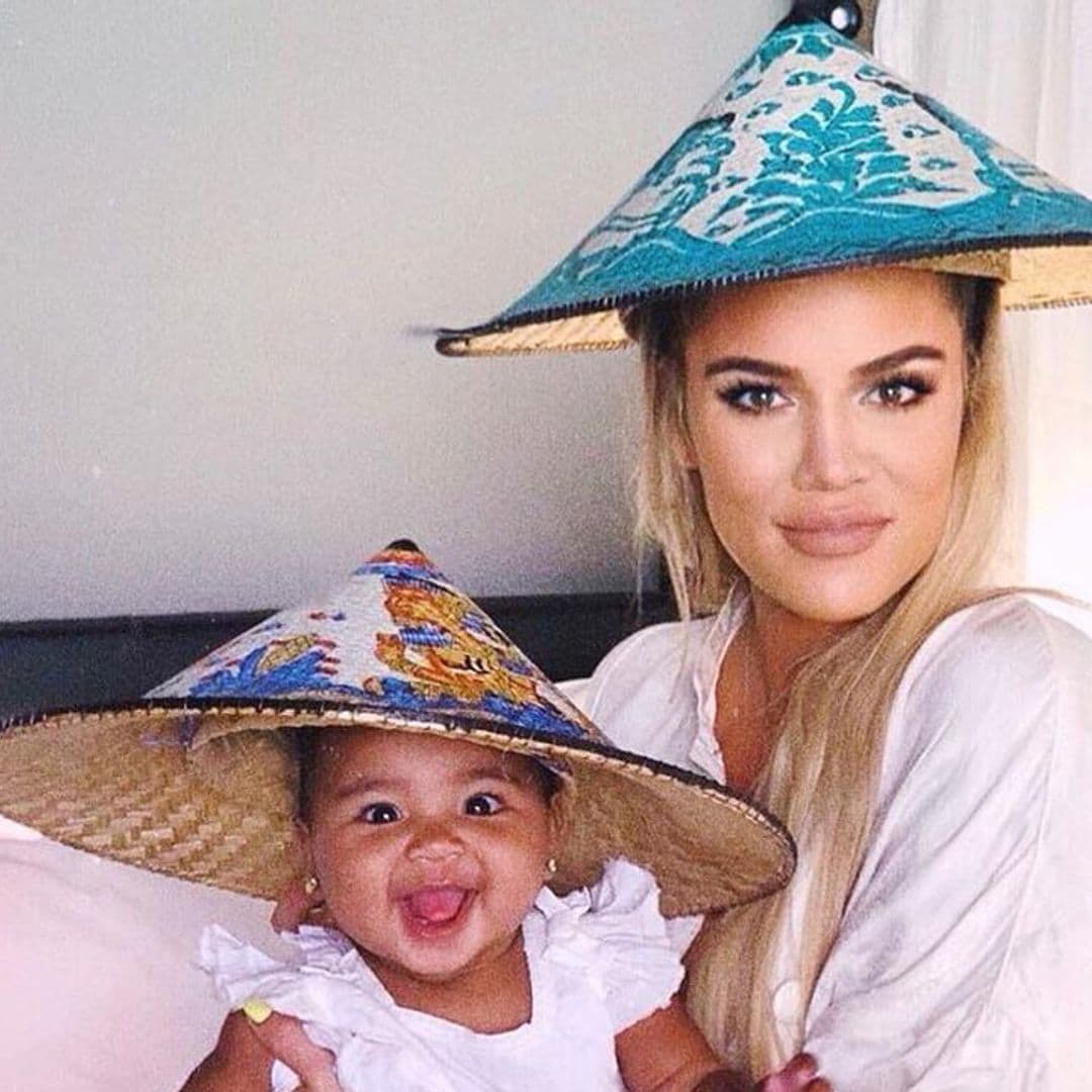 True Thompson stars in her first official photo shoot with Khloe Kardashian