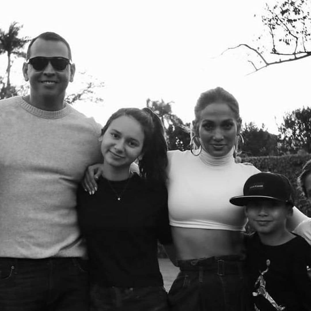 Jennifer Lopez and Alex Rodriguez’s 12-year-old daughters lead family karaoke session