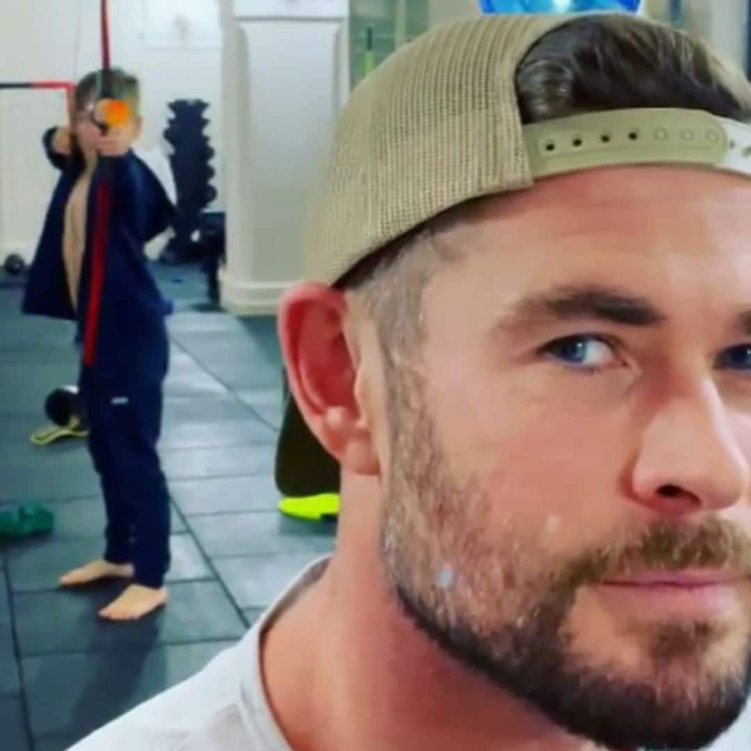 Serena Williams is impressed by Chris Hemsworth’s son and his bow and arrow skills