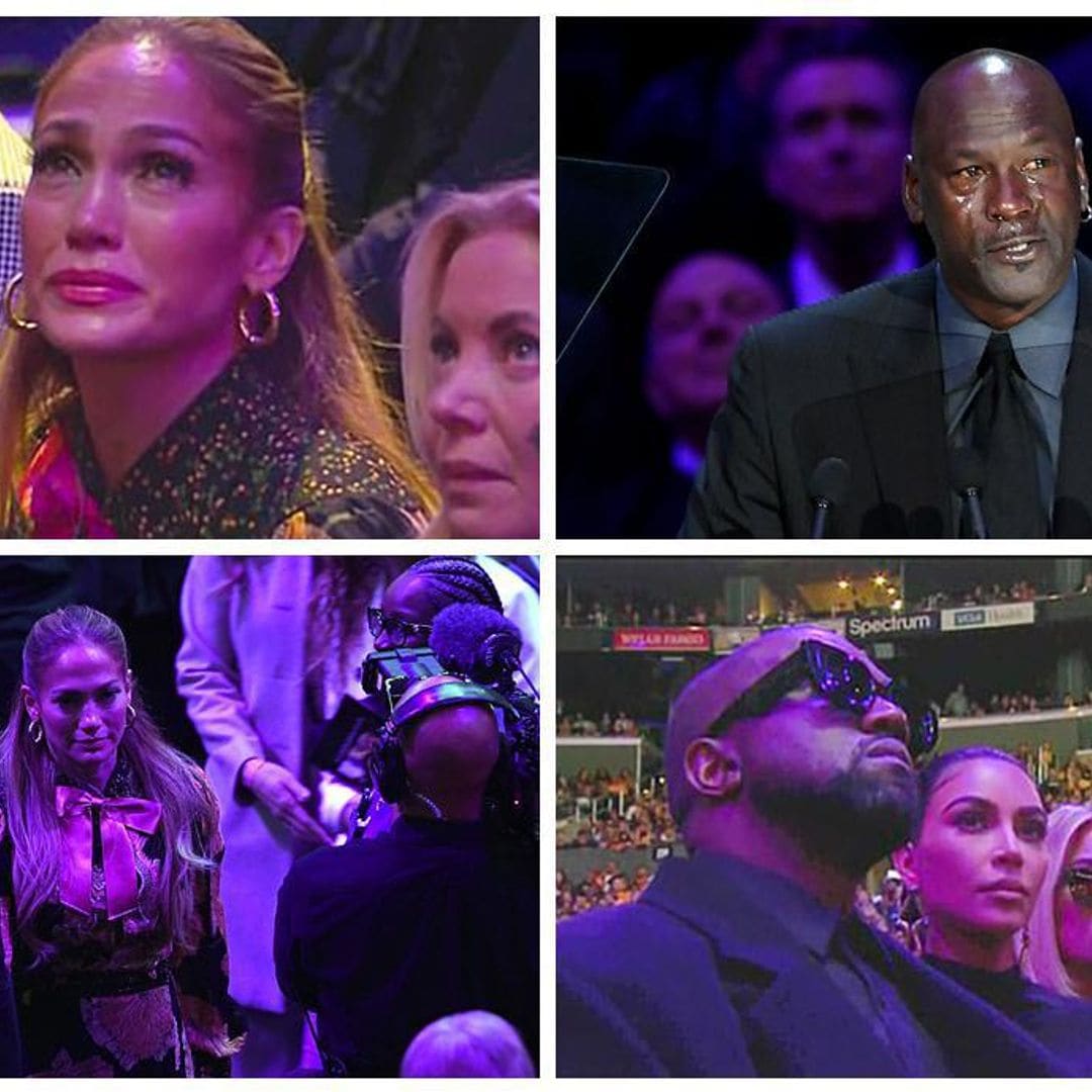 Jennifer Lopez moved to tears and more saddened stars during farewell to Kobe Bryant and daughter Gianna