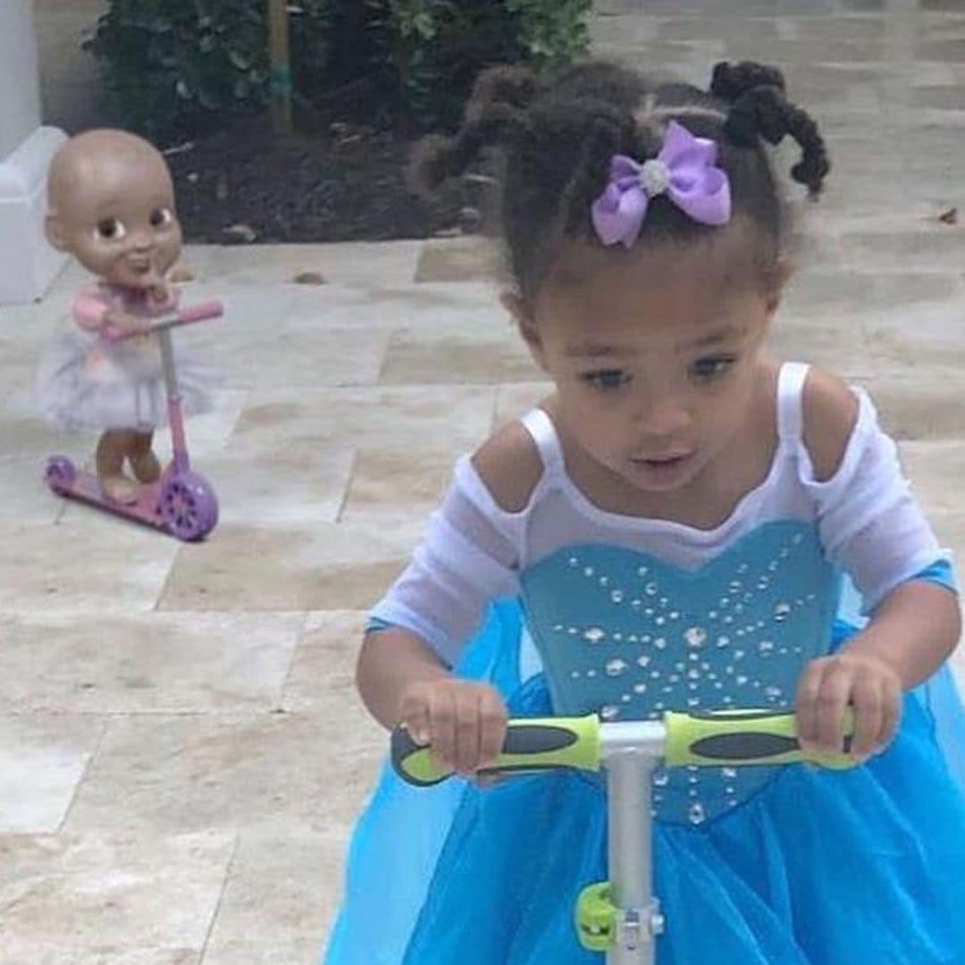 Serena Williams' daughter Olympia gets princess vibes