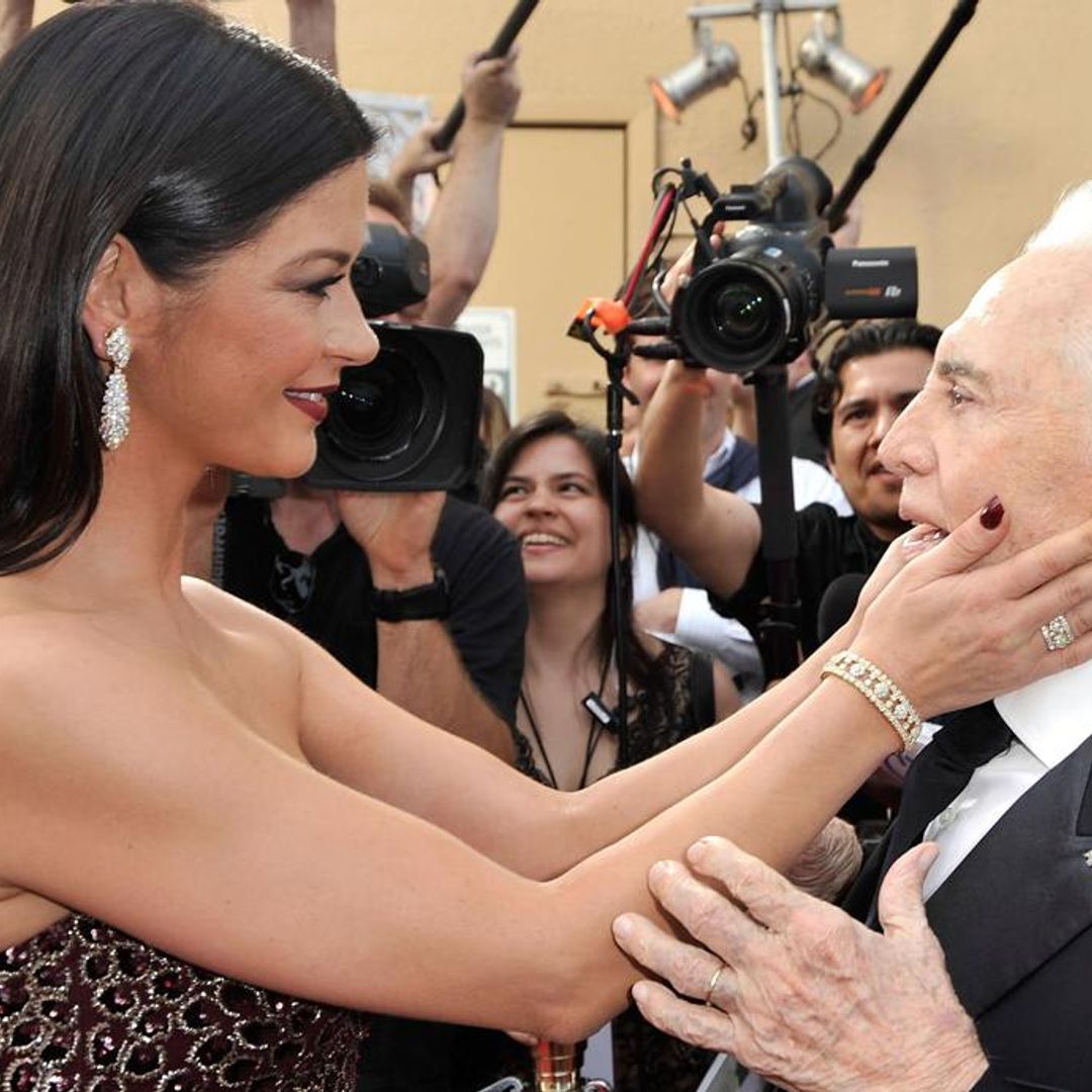 Catherine Zeta-Jones shows her special relationship with legendary father-in-law Kirk Douglas