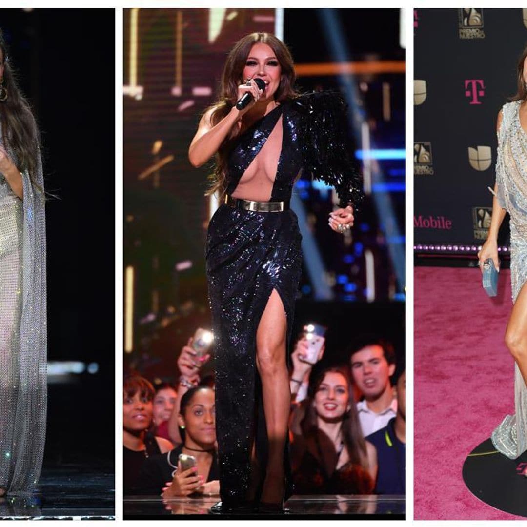 Thalia’s 6 sexiest looks from Premio Lo Nuestro 2020