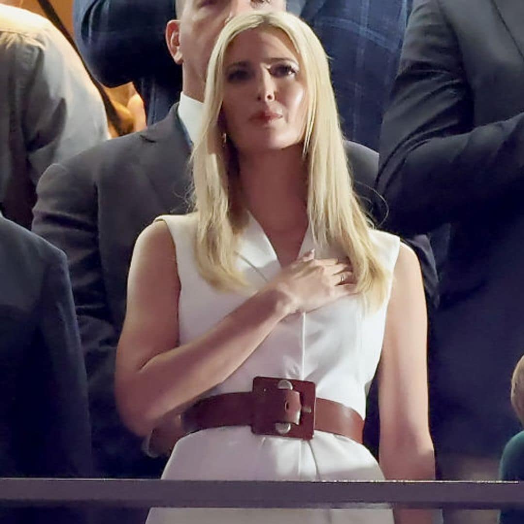 Ivanka Trump stuns in chic white ensemble at Super Bowl 2025